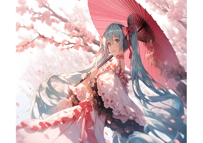 Tumbler en acier inoxydable Miku Sakura