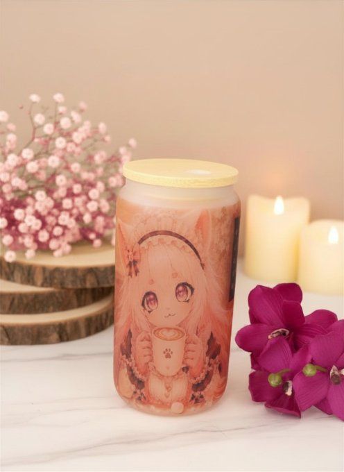 verre canette givré mascotte Guimauve