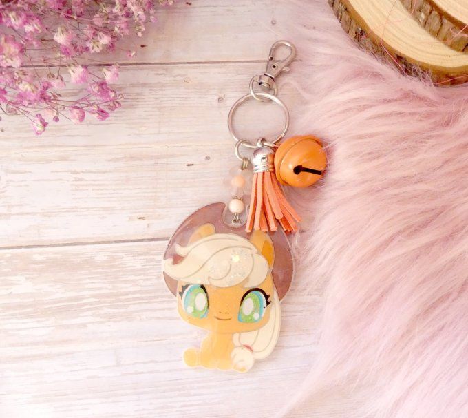 Porte clef kawaii my little pony
