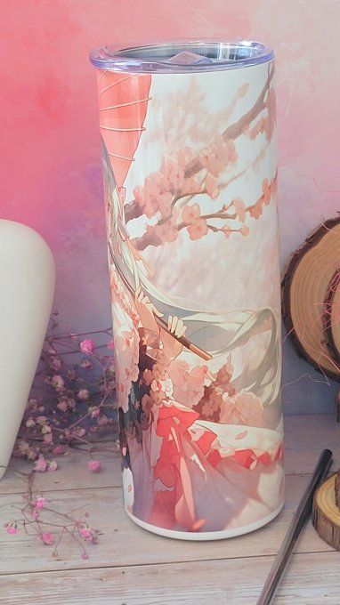 Tumbler en acier inoxydable Miku Sakura