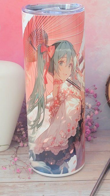 Tumbler en acier inoxydable Miku Sakura